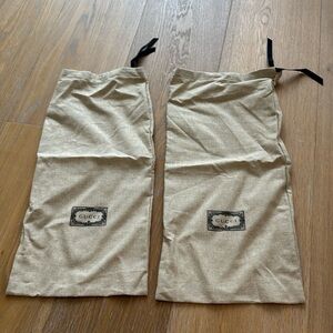 Gucci fabric shoe bag covers